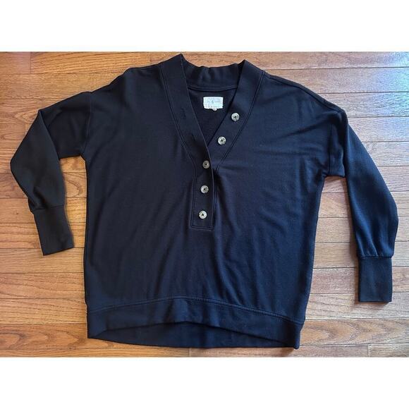 Lou & Grey Signature Soft Size Small Cardigan Black - Picture 1 of 8